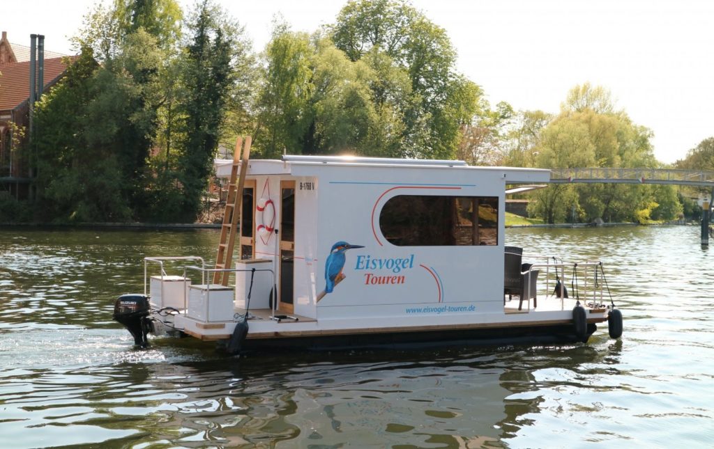 Eisvogel Mini-Hausboot in Brandenburg mieten